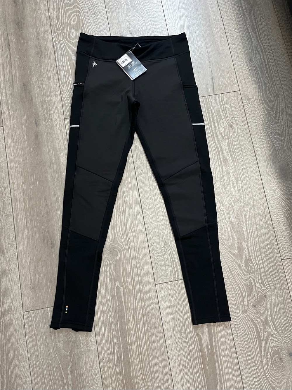 Smartwool Women's Black Performance Jeggings with Reflective Trim